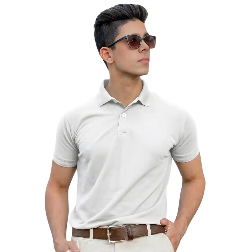 Classic WHITE Polo Tee