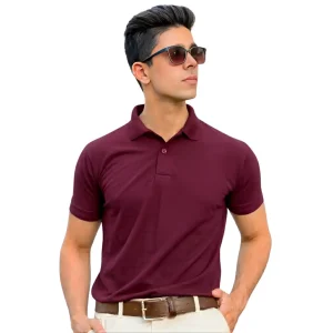 Classic Maroon Polo Tee
