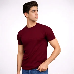 Classic Maroon Basic T-Shirt