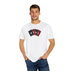White Playing Cards Graphic T-Shirt
