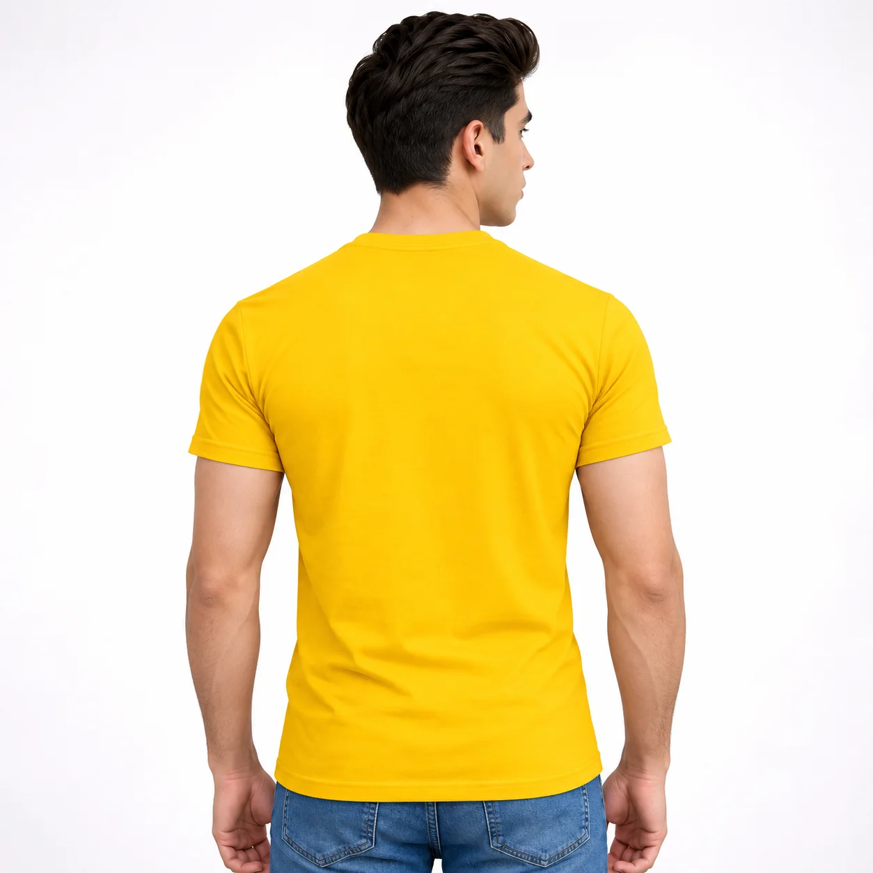 Classic yellow Basic T-Shirt - Image 2